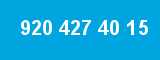 920 427 40 15